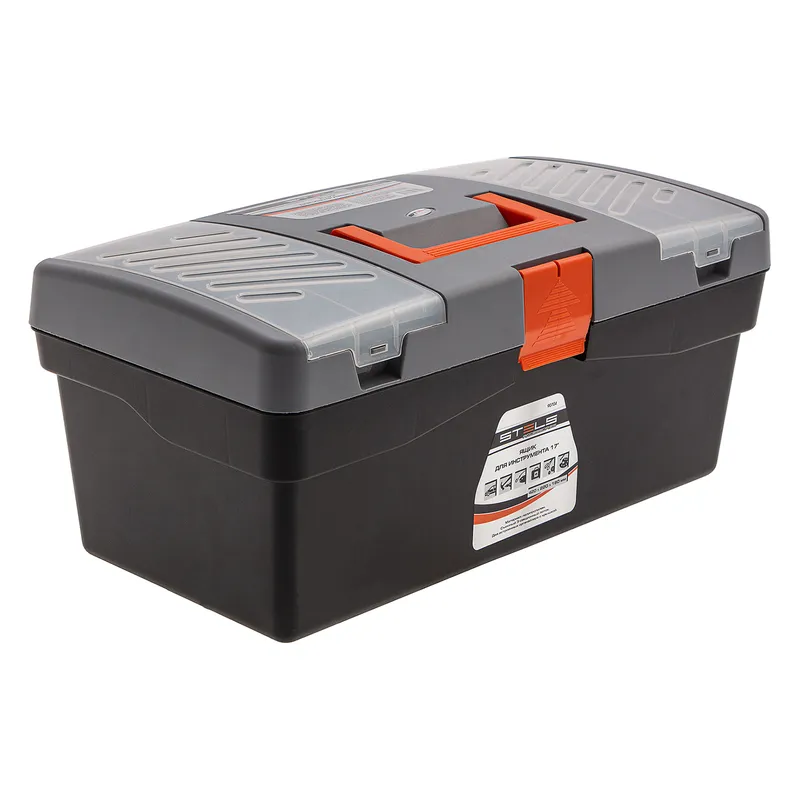 Ящик для инструмента 17", 420 х 220 х 180 мм, пластик Stels