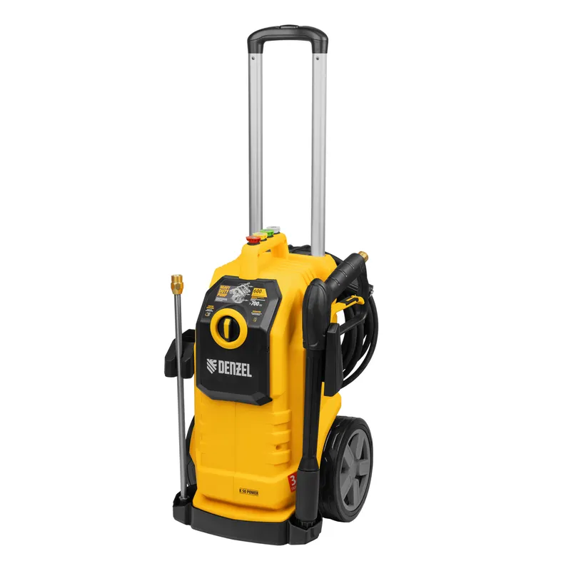 Моечная машина высокого давления K 50 Power, 2100 Вт, 150 бар, 600 л/ч, асинх. двиг.// Denzel