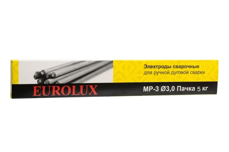 Электрод Eurolux МР-3 Ф3,0 Пачка 5 кг