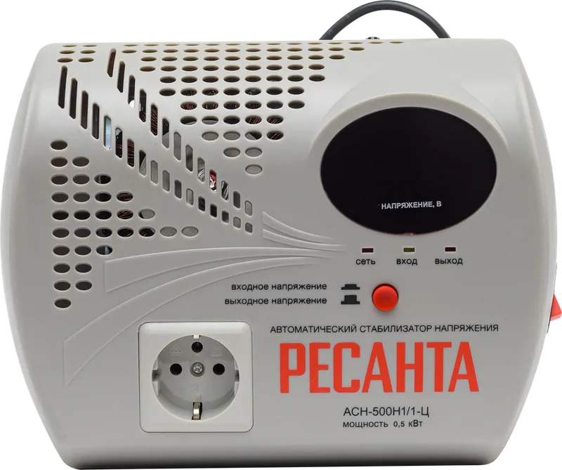 Стабилизатор напряжения серии LUX Ресанта АСН-500Н1/1-Ц