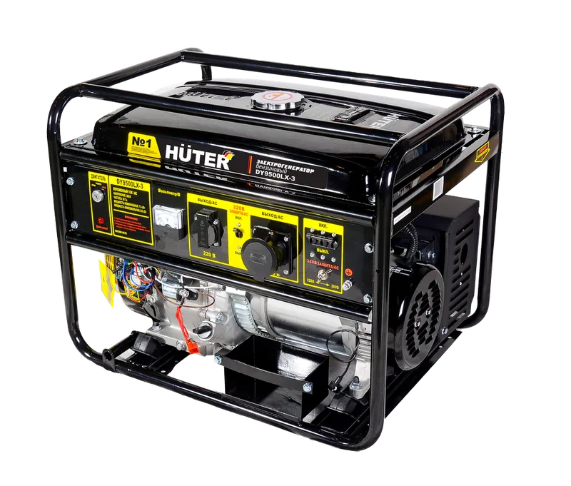 Портативный бензогенератор Huter DY9500LX-3