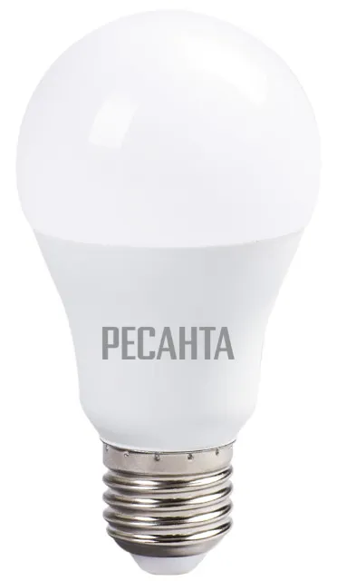 Лампа светодиодная РЕСАНТА LL-R-A60-13W-230-4K-E27