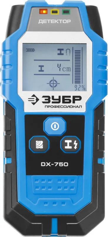 ЗУБР DX - 750, 100 мм, универсальный детектор проводки, Профессионал (45260)