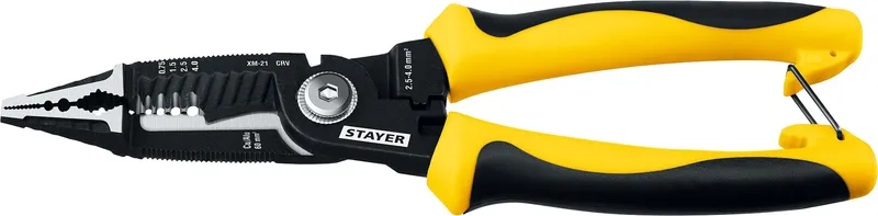 STAYER HERCULES XM-21, 4в1 электромонтажные клещи (23342-21)