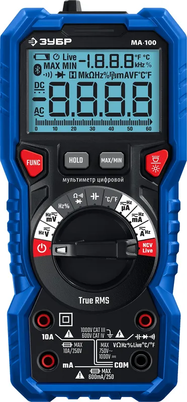ЗУБР МА-100 цифровой мультиметр (59808)