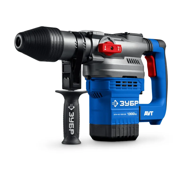 ЗУБР 40 мм, 1300 Вт, АВТ, перфоратор SDS-Max, Профессионал (ЗПМ-40-1300 ЭВ)