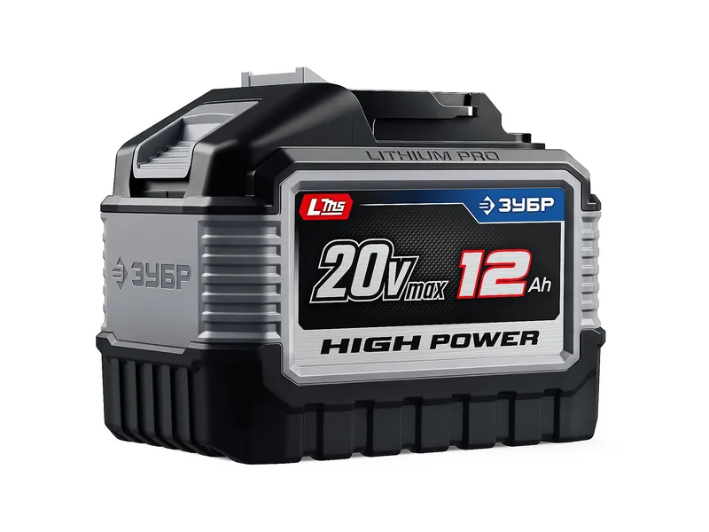 ЗУБР High Power, 20 В, 12.0 А·ч, аккумулятор LMS, ПРОФЕССИОНАЛ (BP-H-20-12)
